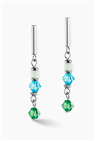 Earrings Coeur De Lion Woman Princess Shape Mix in Steel 4239210522 - 4239210522